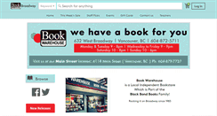 Desktop Screenshot of bookwarehouse.ca